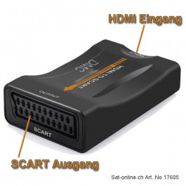 HDMI auf SCART Converter downscaler