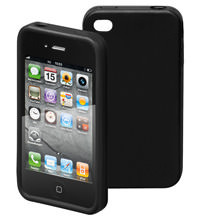 IPhone 4 Silikon-Schutzcase schwarz