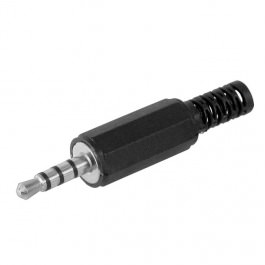 Kabel Audio 3.5mm Klinkenstecker 4 Pol