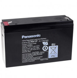 Batteria al piombo Panasonic LC-R0612P