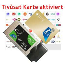 Sat Pay-TV Tivusat Carta + CI ATTIVA
