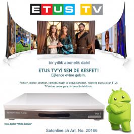 ETUS Türkiye IPTV Box mit 1 Jahr ABO