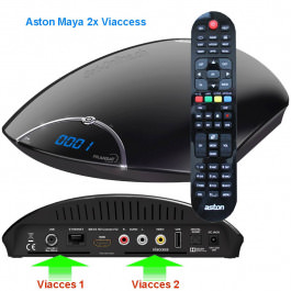 Sat Receiver Aston Maya HD 2x Viaccess