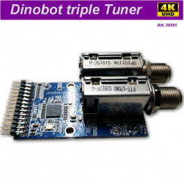 Combo Tuner DVB-S2,C UHD per Dinobot