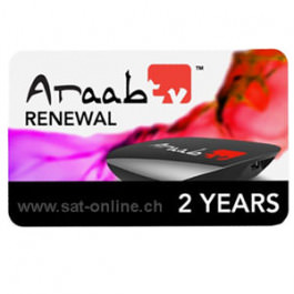 IPTV Araab TV Verlängerung Renewal 2 Y