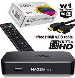 IPTV MAG 256 W1 WiFi VOD OTT Streambox