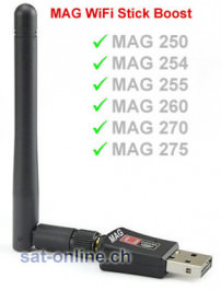 Chiavetta WiFi per MAG box con Antenna