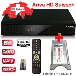 Ariva HD SUISSE+ Viaccess ricevitore satellitare