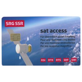 Sat Pay-TV SRG SSR-Karte -SatAccess