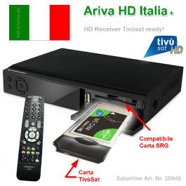 Récepteur satellite Ariva HD ITALIA+ Tivusat