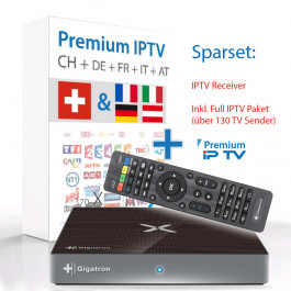 Ricevitore IPTV Gigatron con 130 canali TV