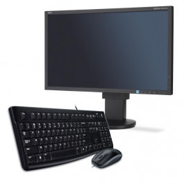 Monitor 23" NEC + Tastatur/Maus Set