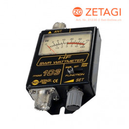 Zetagi 103 SWR + Watt-Meter 25-50 MHz