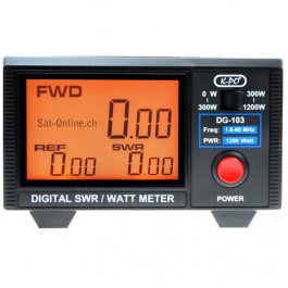 K-PO DG-103 SWR/Watt-Meter mit LCD PL