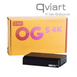 QVIART OGs-4K Récepteur satellite + IPTV