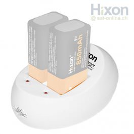 Hixon Li-Ion Akku-Ladegerät für 2x 9V