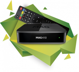 MAG 410 UHD VOD IPTV Box refurbished