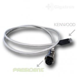 GT Adaptateur micro Kenwood vers President 6p