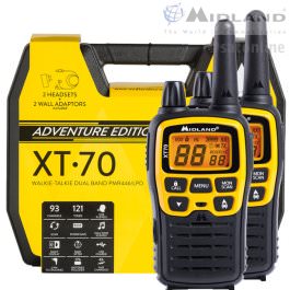 Midland XT70 set radio PMR446 in valigia