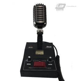Microphone sur pied Delta M2-Black avec contrôle de tonalité