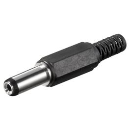 DC Stecker mit Knickschutz 2.1 x 5.5mm