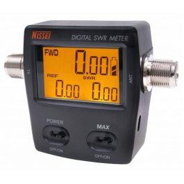 Nissei RS-50 MAX SWR- Watt-Meter UHF/VHF
