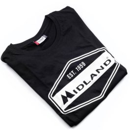 Midland T-Shirt schwarz Grösse S