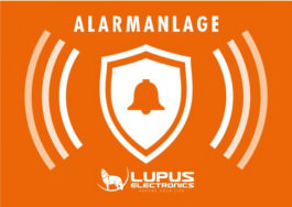 Alarm Zubehör Lupus Aufkleber Alarm