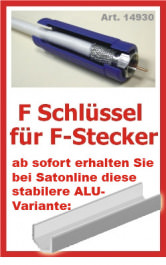Sat F-Stecker Montage-Schrauber Sat Tool