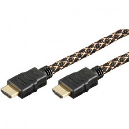 HDMI Kabel Highspeed Nylon 1m 4K ready
