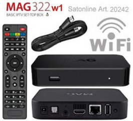 IPTV MAG 322 W1 WiFi Streambox