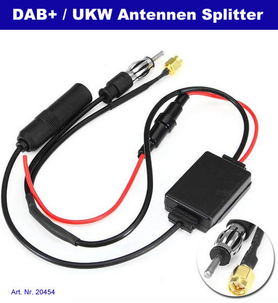 DAB/DAB Autoradio Antenna Magnetic montaggio DAB Antenna MCX Connettore 5 M per CDAB 7 
