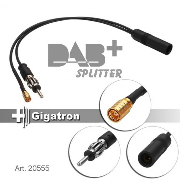 DAB+ Autoradio Antennen Splitter - Satonline