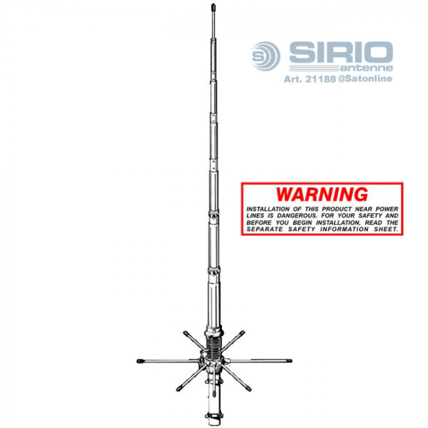 Sirio 827 antenne radio CB - Satonline