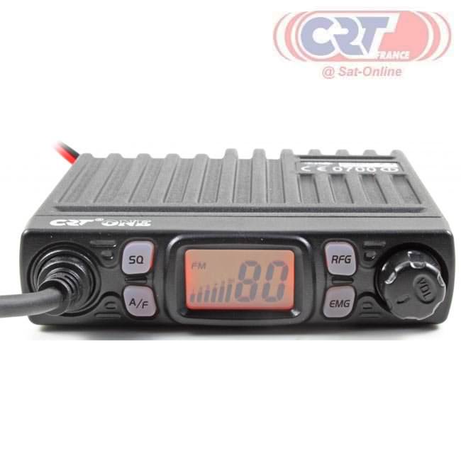 CRT One V Radio CB AM/FM avec S-mètre - Satonline