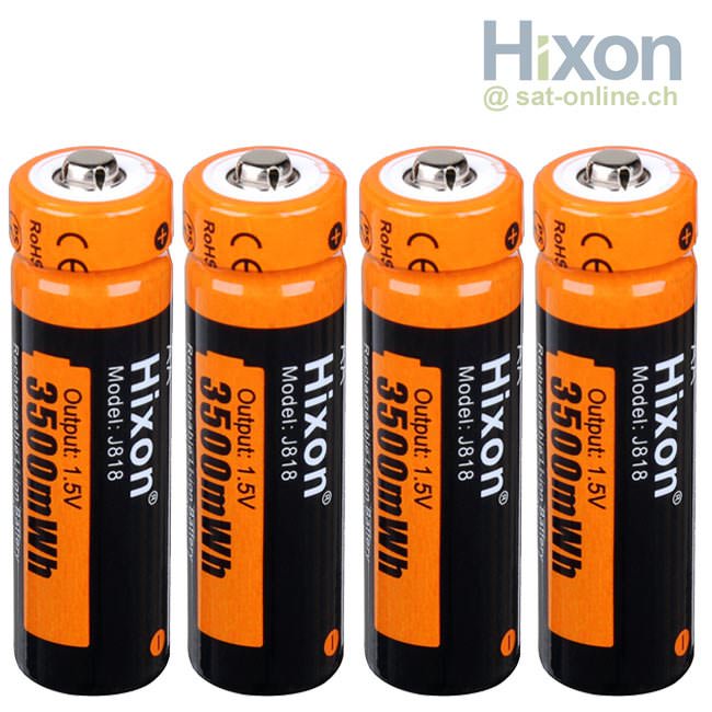 Batterie Rechargeable au Lithium AA 1.5V, 3500mWh avec chargeur à