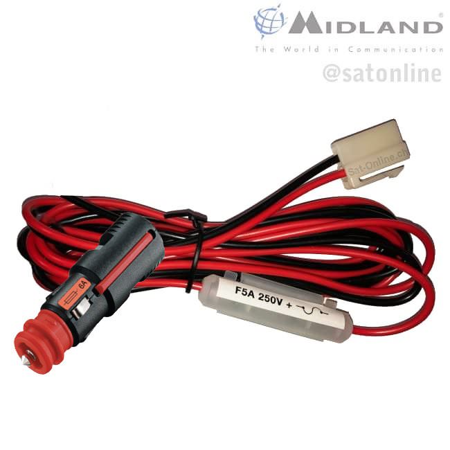 Midland M-88 12V Kabel mit Zigi Adapter - Satonline