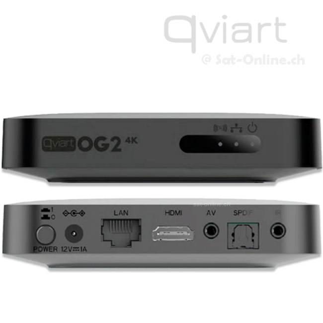 Qviart OG2-4K boîtier IPTV UHD - Satonline