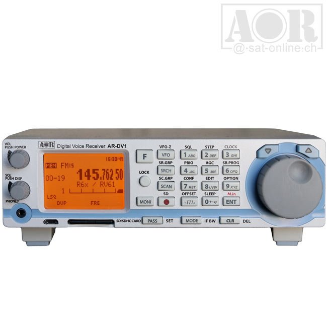 AOR AR-DV-1 Scanner da tavolo analogico/digitale - Satonline