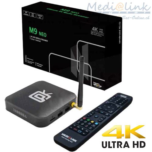 Medialink M9 Neo boîtier IPTV 4K - Satonline
