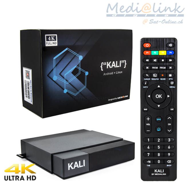 Medialink Kali Box boîtier IPTV 4K - Satonline
