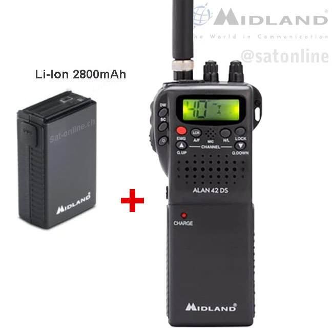 Alan 42DS Lithium Edition radio CB portatile - Satonline