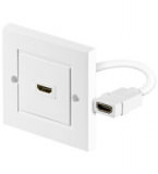 Prise murale HDMI avec 1x connexion HDMI