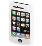 Custodia protettiva in silicone per IPhone 3 bianco