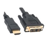 HDMI auf DVI Kabel m/m für HDTV 5 Meter