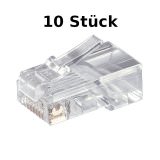 RJ45 Western Stecker 8Pol 10er Set