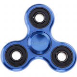 Fidget Spinner / Hand-Spinner bleu metallisé