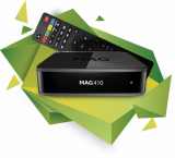 IPTV MAG 410 UHD VOD OTT WiFi Streambox