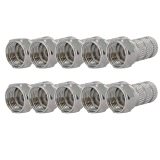 Sat F-Stecker Set 7mm budget 10St