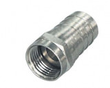 Spinotti-F / F-Stecker crimpato 4,2 mm 2 pezzi